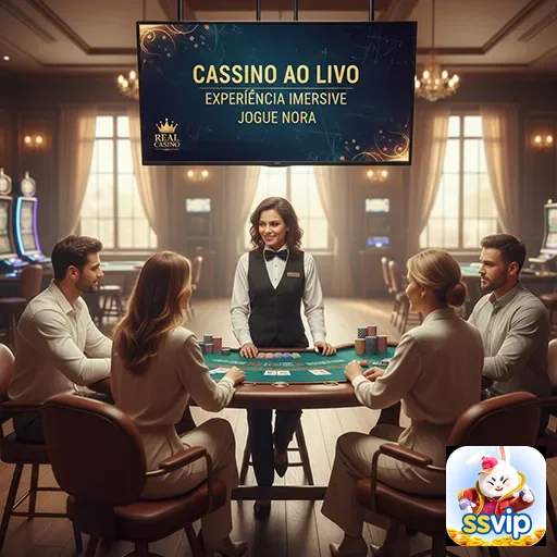 Ilustração de Descubra slots e live gaming com ssvip